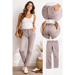 Warp And Weft Womens Jeans 28X26 JFK New York Skinny Light Mauve Pink Trendy